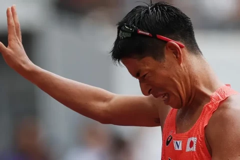Japan opens World Athletics Championships with medal in gruelling 35km race walk