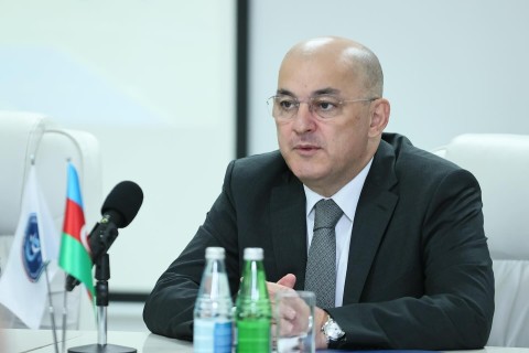 Шахин Багиров встретился с волейбольными командами, которые представят нашу страну на III Играх СНГ - ФОТО