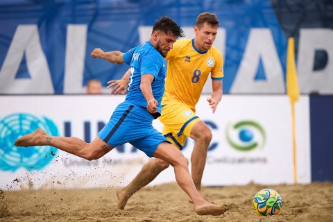 Сборная Азербайджана по пляжному футболу завоевала бронзу чемпионата Европы - ФОТО