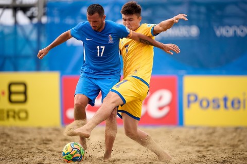 Сборная Азербайджана по пляжному футболу завоевала бронзу чемпионата Европы - ФОТО