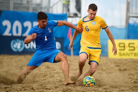 Сборная Азербайджана по пляжному футболу завоевала бронзу чемпионата Европы - ФОТО