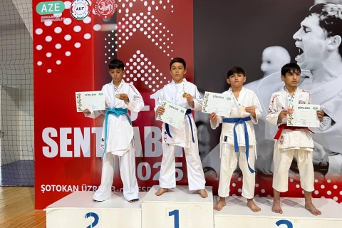 В Азербайджане прошел XXXIII чемпионат страны по шотокан каратэ - ФОТО