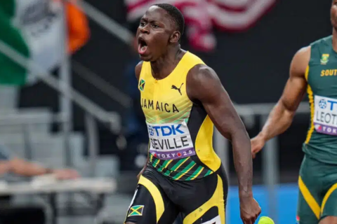 Jamaica’s Oblique Seville wins 100m gold at World Championships