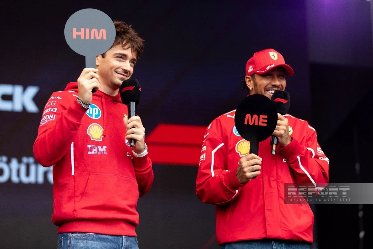 Formula 1 drivers meet fans in Baku