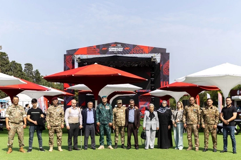 Vətən müharibəsi şəhidlərinin ailə üzvləri "Formula 1" yarışına dəvət olunublar - FOTO