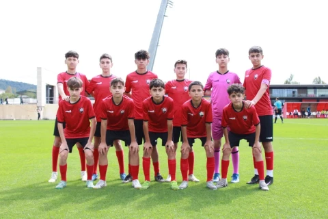 Qəbələdə III MDB Oyunlarına hazırlıq xarakteri daşıyan futbol matçı - FOTO