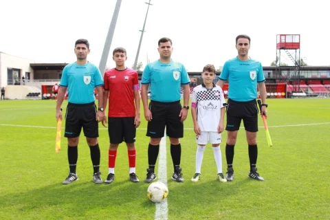 Qəbələdə III MDB Oyunlarına hazırlıq xarakteri daşıyan futbol matçı - FOTO