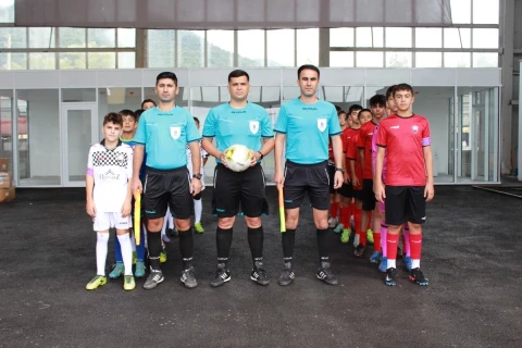 Qəbələdə III MDB Oyunlarına hazırlıq xarakteri daşıyan futbol matçı - FOTO