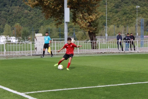 Qəbələdə III MDB Oyunlarına hazırlıq xarakteri daşıyan futbol matçı - FOTO
