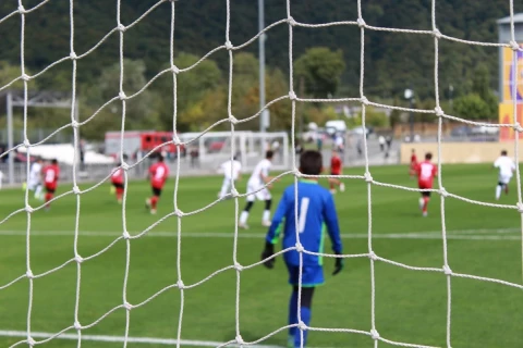 Qəbələdə III MDB Oyunlarına hazırlıq xarakteri daşıyan futbol matçı - FOTO