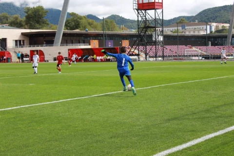 Qəbələdə III MDB Oyunlarına hazırlıq xarakteri daşıyan futbol matçı - FOTO