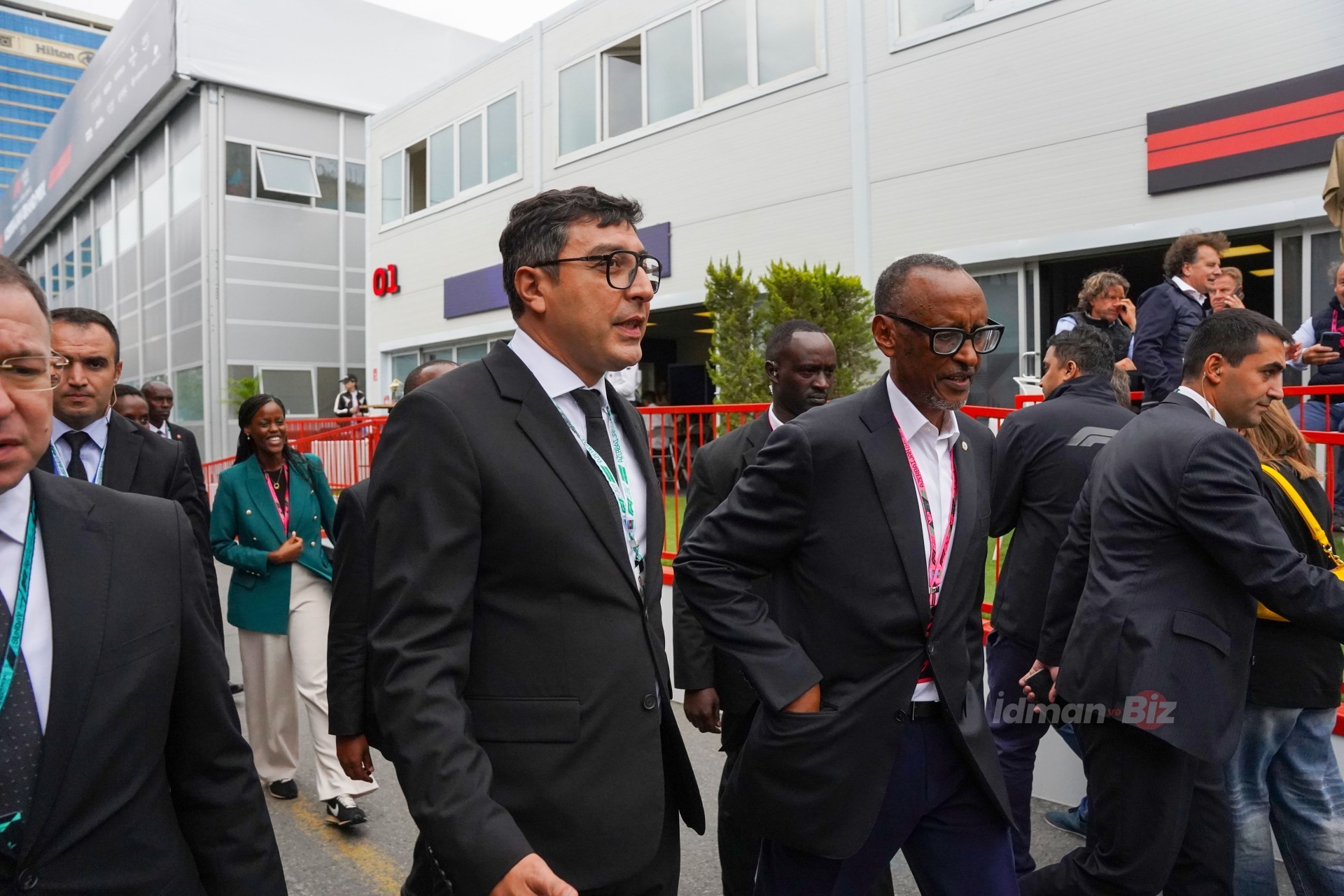 Президент Руанды посетил Гран-при Азербайджана Формулы-1 - ФОТО