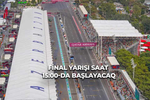 "Formula-1" Azərbaycan Qran-prisinin əsas yarışı ərəfəsində Bakı həyəcan içində
