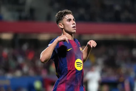 Barcelona's Fermin Lopez out for three weeks with leg injury