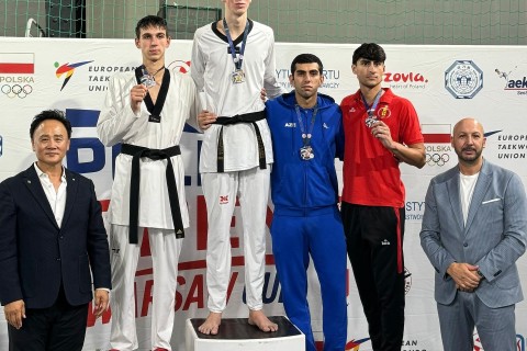 Taekvondo millimiz Polşada 3 medal qazandı - FOTO