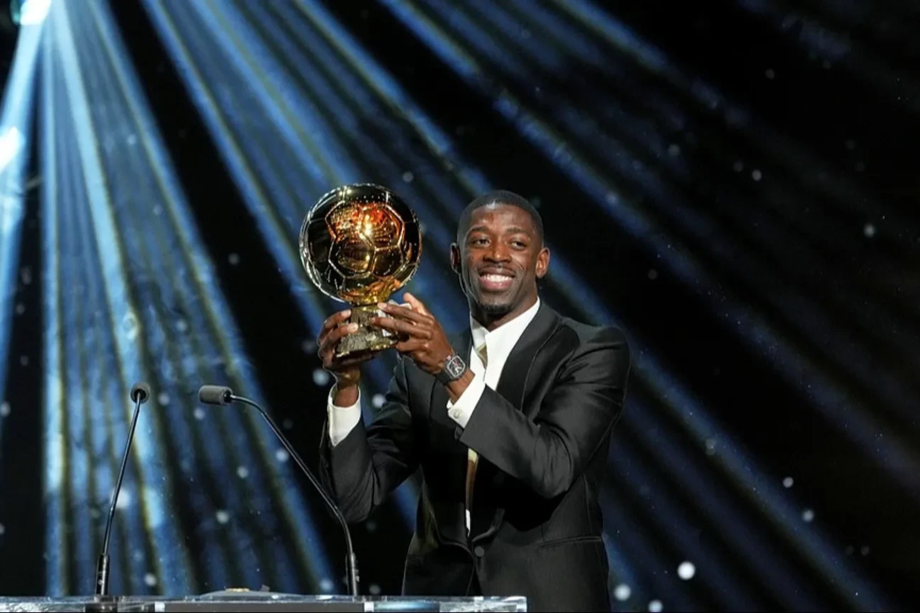 Dembele wins Ballon d’Or, Bonmati claims women’s award in historic night for PSG