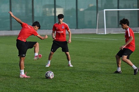 U-16 millimiz MDB Oyunlarına hazırlaşır - FOTO