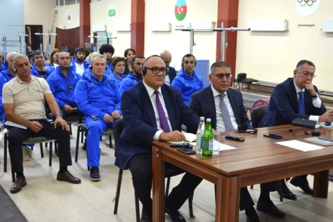 Beynəlxalq Ağırlıqqaldırma Federasiyasından Bakıda vebinar - FOTO