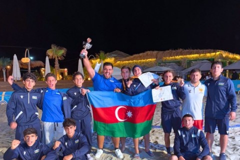 Çimərlik güləşçilərimiz dünya çempionatında daha bir medal qazanıblar - YENİLƏNİB/FOTO
