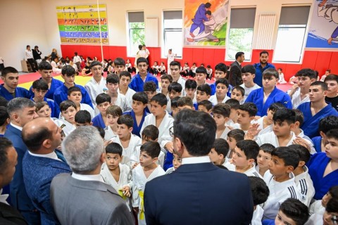 İmişlidə yeni cüdo təlim mərkəzi açılıb - FOTO/VİDEO