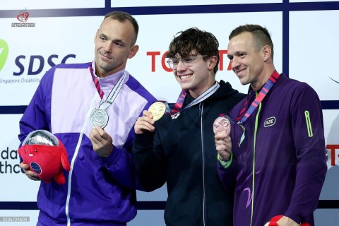 Azerbaijani para-swimmer Raman Salei wins bronze at World Championships - PHOTO