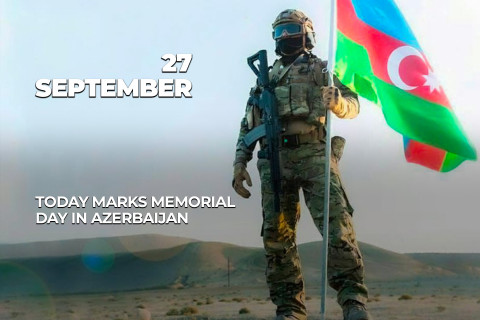Today marks Memorial Day in Azerbaijan