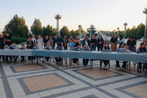 Gəncədə III MDB Oyunlarına dəstək məqsədilə şahmat yarışı keçirilib - FOTO