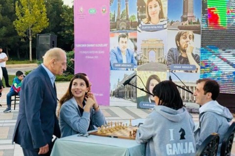 Gəncədə III MDB Oyunlarına dəstək məqsədilə şahmat yarışı keçirilib - FOTO
