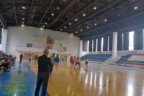 “Quba” basketbol klubu yoxlama oyunu keçirib - FOTO