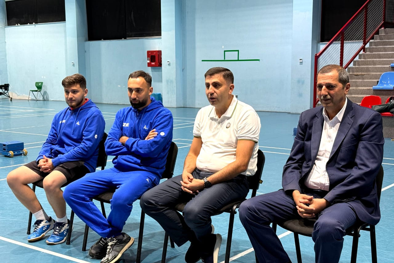 ABF-nin baş katibi Avropa çempionatına qatılacaq parabadmintonçularımızla görüşüb - FOTO