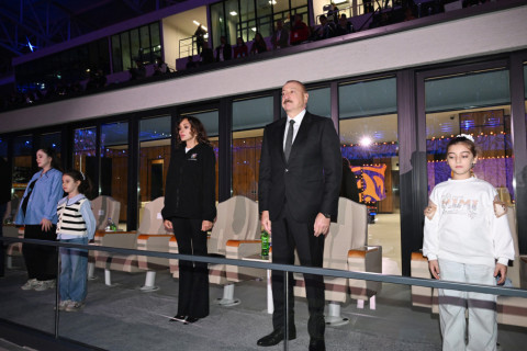 Prezident İlham Əliyev və birinci xanım Mehriban Əliyeva Gəncədə III MDB Oyunlarının açılış mərasimini izləyiblər – YENİLƏNİB + FOTO/VİDEO
