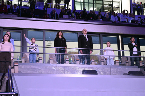 Prezident İlham Əliyev və birinci xanım Mehriban Əliyeva Gəncədə III MDB Oyunlarının açılış mərasimini izləyiblər – YENİLƏNİB + FOTO/VİDEO