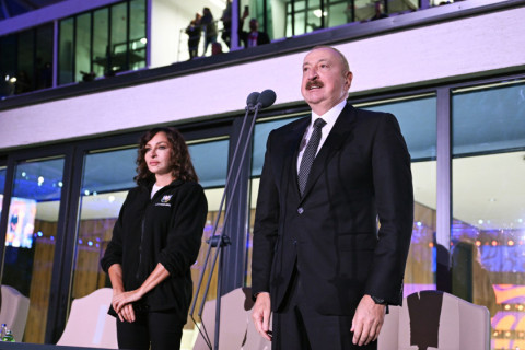 Prezident İlham Əliyev və birinci xanım Mehriban Əliyeva Gəncədə III MDB Oyunlarının açılış mərasimini izləyiblər – YENİLƏNİB + FOTO/VİDEO