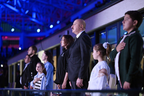 Prezident İlham Əliyev və birinci xanım Mehriban Əliyeva Gəncədə III MDB Oyunlarının açılış mərasimini izləyiblər – YENİLƏNİB + FOTO/VİDEO