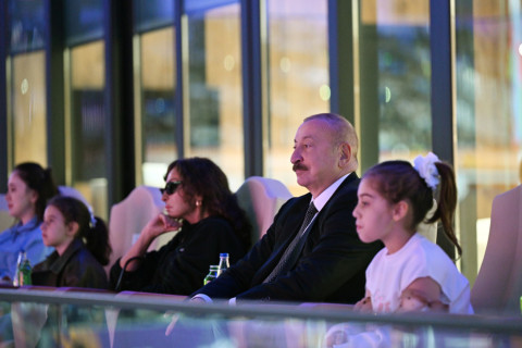 Prezident İlham Əliyev və birinci xanım Mehriban Əliyeva Gəncədə III MDB Oyunlarının açılış mərasimini izləyiblər – YENİLƏNİB + FOTO/VİDEO