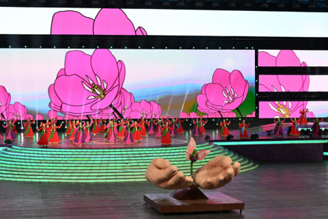 Prezident İlham Əliyev və birinci xanım Mehriban Əliyeva Gəncədə III MDB Oyunlarının açılış mərasimini izləyiblər – YENİLƏNİB + FOTO/VİDEO