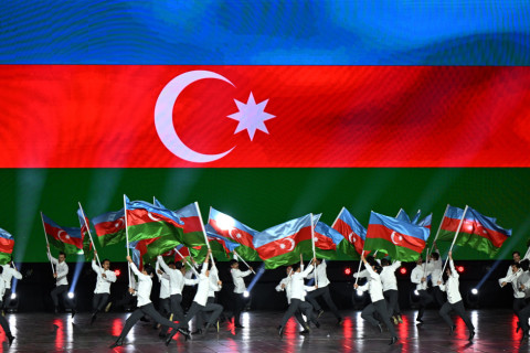 Prezident İlham Əliyev və birinci xanım Mehriban Əliyeva Gəncədə III MDB Oyunlarının açılış mərasimini izləyiblər – YENİLƏNİB + FOTO/VİDEO