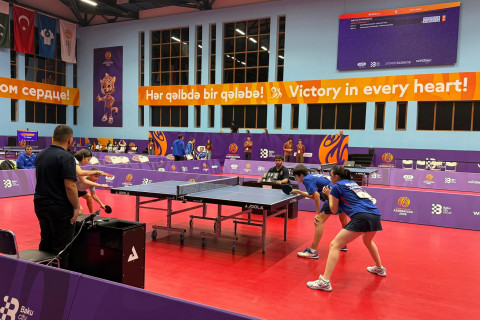 III MDB Oyunları: Stolüstü tennişçilərimizdən GÜMÜŞ MEDAL - FOTO