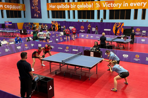 III MDB Oyunları: Stolüstü tennisçilərimizdən daha bir MEDAL