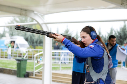 III MDB Oyunları: Azərbaycan stend atıcıları bürünc medal qazandı - FOTO