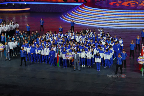 Prezident İlham Əliyev və birinci xanım Mehriban Əliyeva Gəncədə III MDB Oyunlarının açılış mərasimini izləyiblər – YENİLƏNİB + FOTO/VİDEO