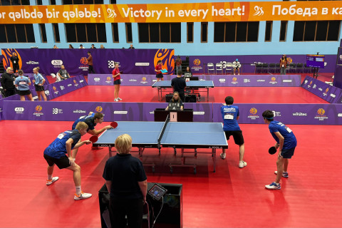 III MDB Oyunları: Stolüstü tennişçilərimizdən GÜMÜŞ MEDAL - FOTO