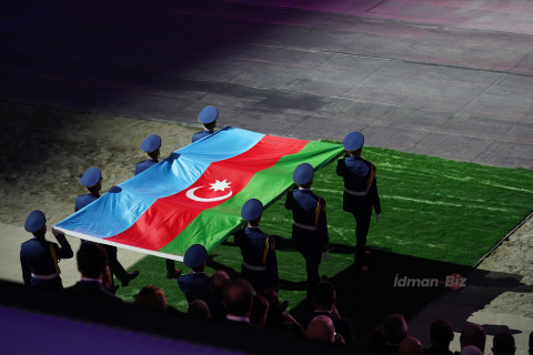 Prezident İlham Əliyev və birinci xanım Mehriban Əliyeva Gəncədə III MDB Oyunlarının açılış mərasimini izləyiblər – YENİLƏNİB + FOTO/VİDEO