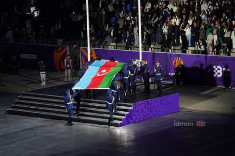 Prezident İlham Əliyev və birinci xanım Mehriban Əliyeva Gəncədə III MDB Oyunlarının açılış mərasimini izləyiblər – YENİLƏNİB + FOTO/VİDEO