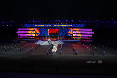 Prezident İlham Əliyev və birinci xanım Mehriban Əliyeva Gəncədə III MDB Oyunlarının açılış mərasimini izləyiblər – YENİLƏNİB + FOTO/VİDEO