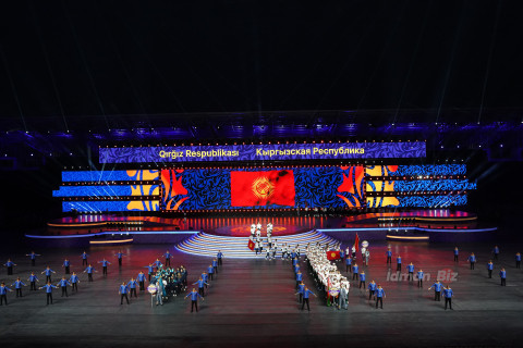 Prezident İlham Əliyev və birinci xanım Mehriban Əliyeva Gəncədə III MDB Oyunlarının açılış mərasimini izləyiblər – YENİLƏNİB + FOTO/VİDEO