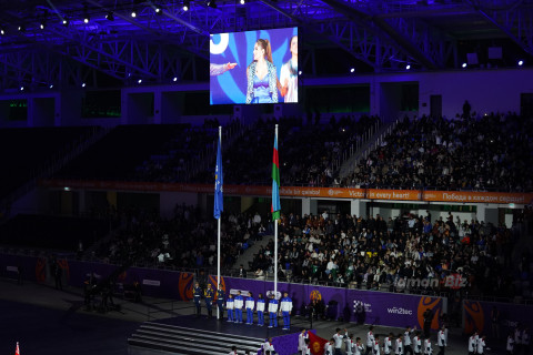 Prezident İlham Əliyev və birinci xanım Mehriban Əliyeva Gəncədə III MDB Oyunlarının açılış mərasimini izləyiblər – YENİLƏNİB + FOTO/VİDEO