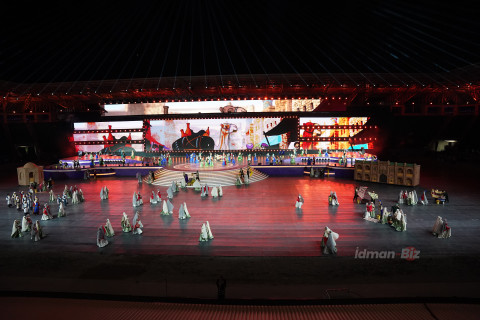 Prezident İlham Əliyev və birinci xanım Mehriban Əliyeva Gəncədə III MDB Oyunlarının açılış mərasimini izləyiblər – YENİLƏNİB + FOTO/VİDEO