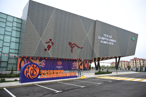 Yevlax Olimpiya İdman Kompleksi 1100 tamaşaçı tutumuna malikdir - FOTO