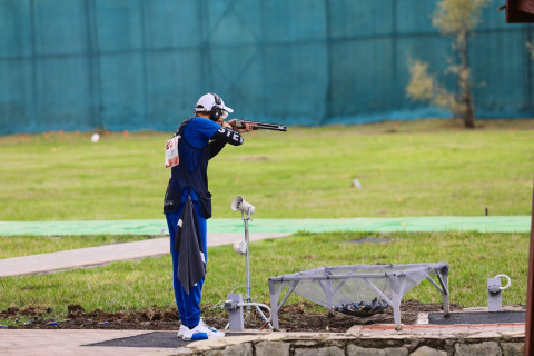 Azerbaijani shooter wins bronze in skeet at 3rd CIS Games
